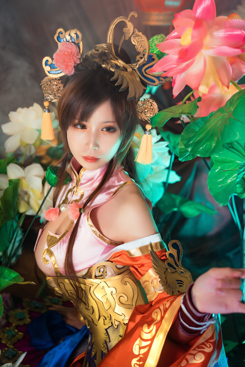 美女cos欣赏 大乔美艳小乔俏_《三国群英传2》ol官方网站